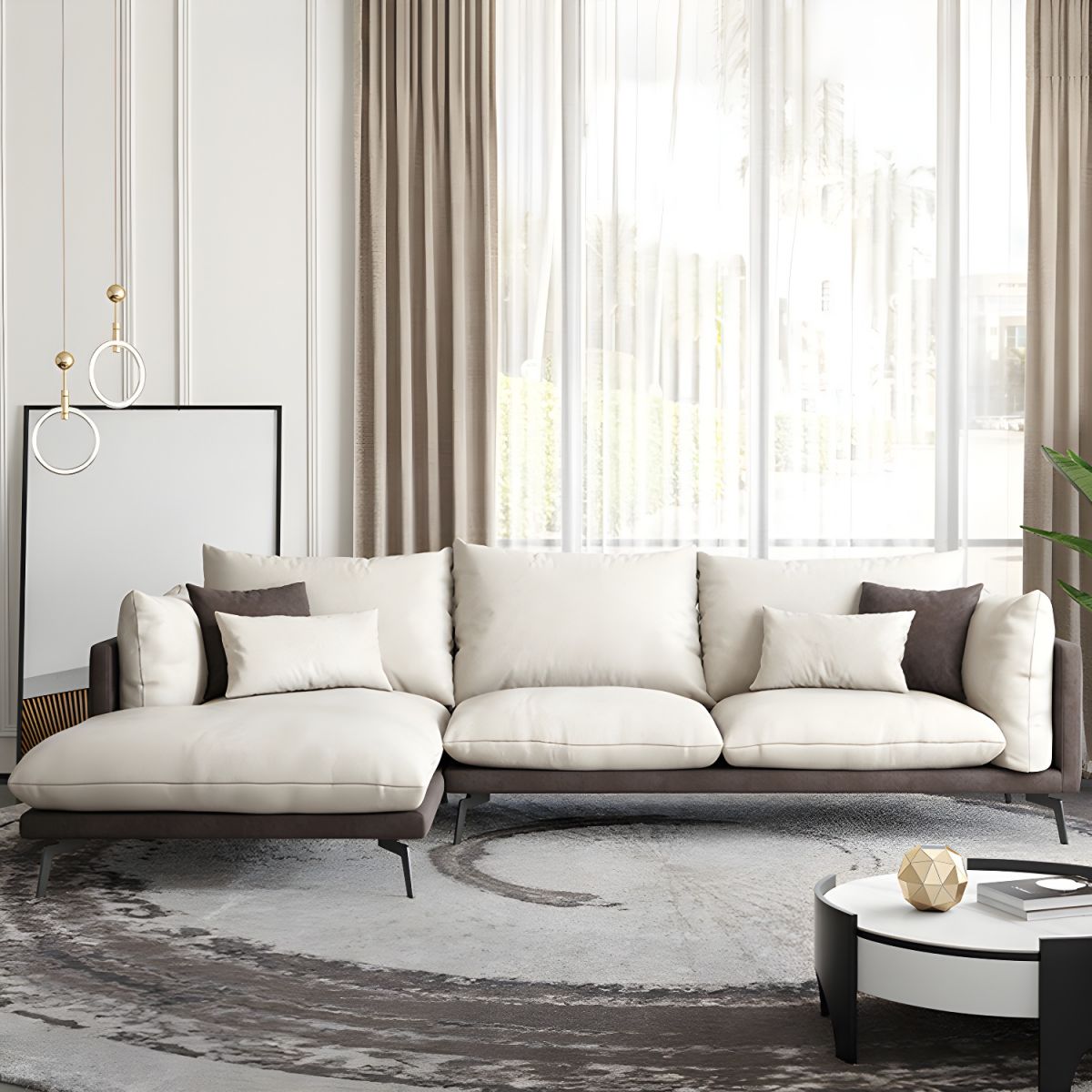 كنبة زاويه بتصميم مميز