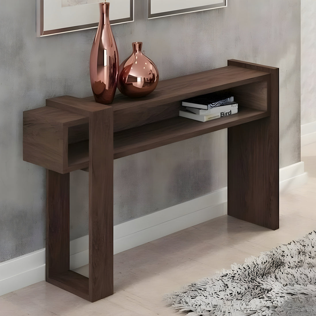 كونسول خشبي