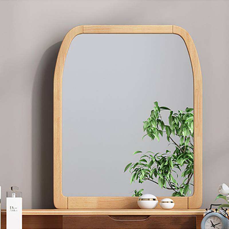 تسريحه خشبيه بنمط بسيط