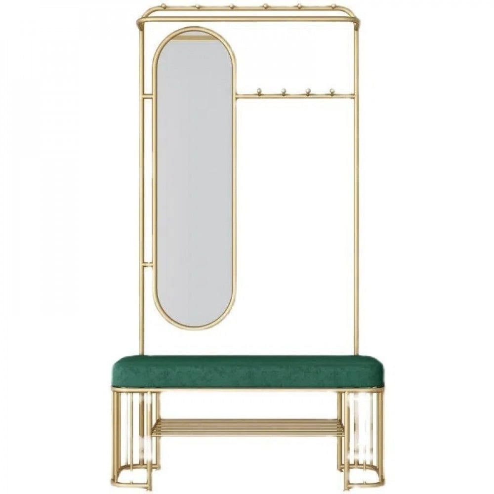 علاقه ملابس مع مقعد و مرأه