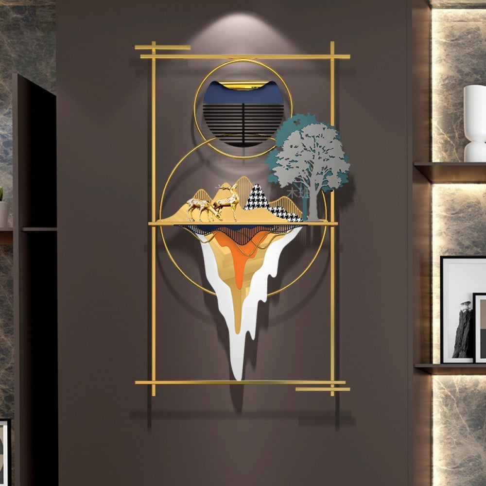 ديكور حائط متعدد الألوان