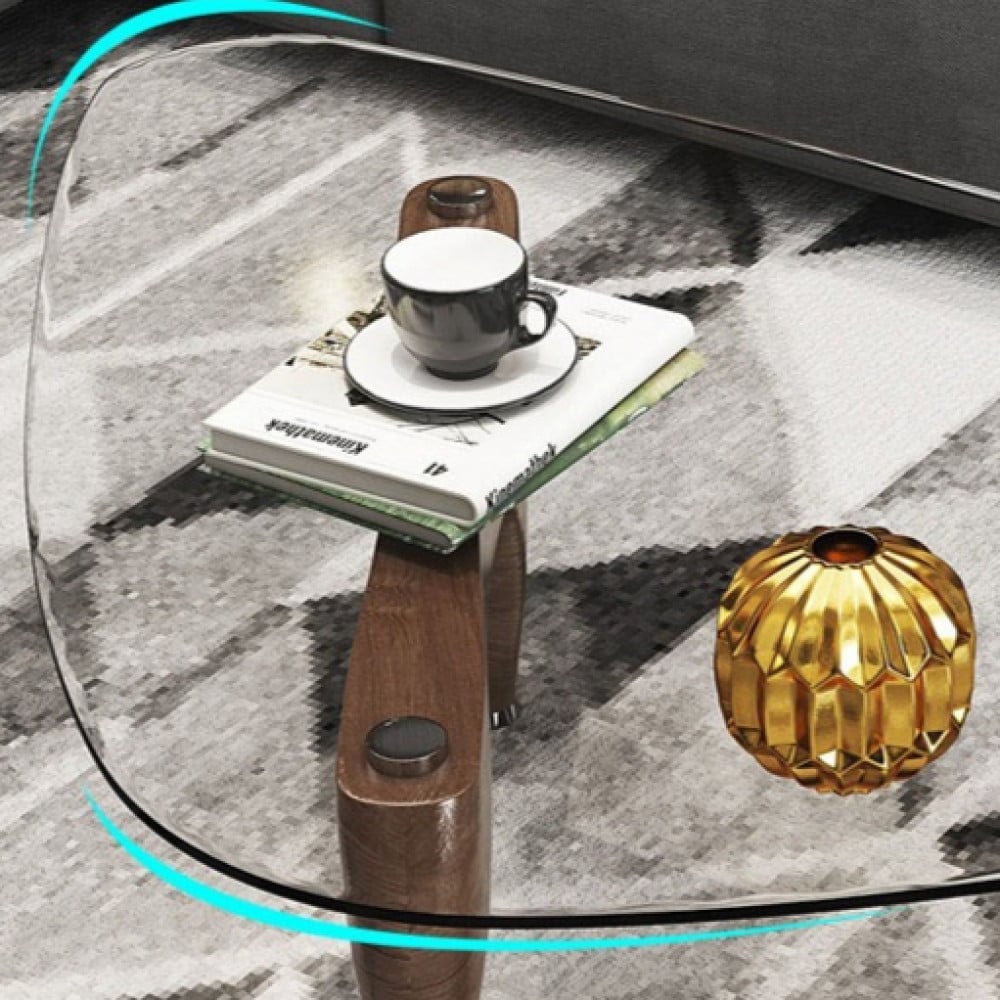 طاولة قهوه زجاجيه كلاسيكيه