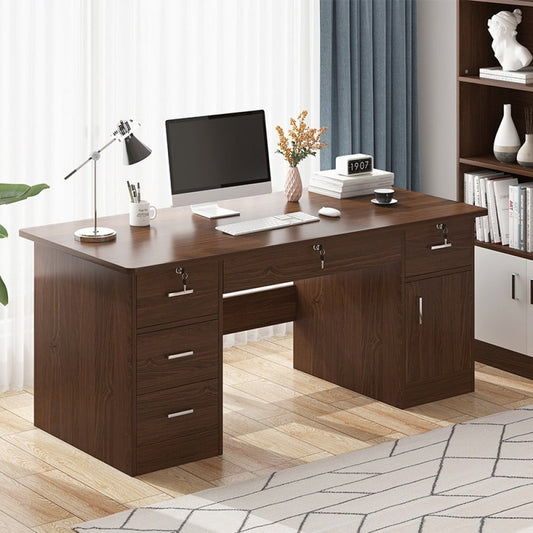 مكتب كمبيوتر خشبي