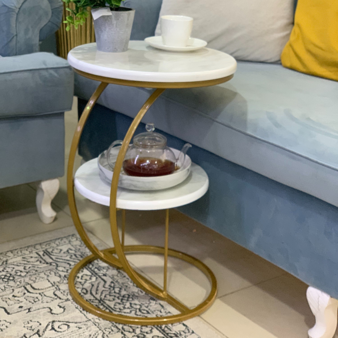 طاولة خدمة دورين ذهبي