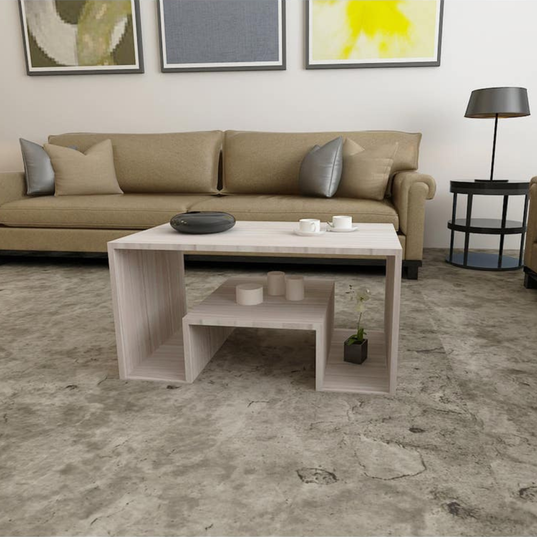 طاولة قهوه خشبيه