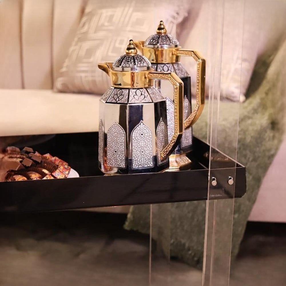 طاوله جانبيه بتصميم العربيه