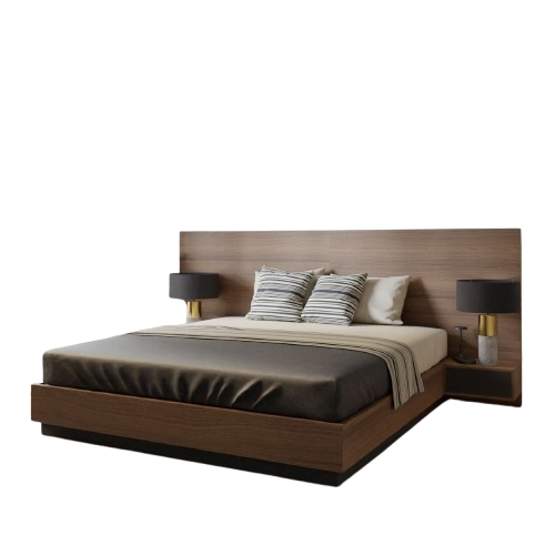 سرير بتصميم انسيابي