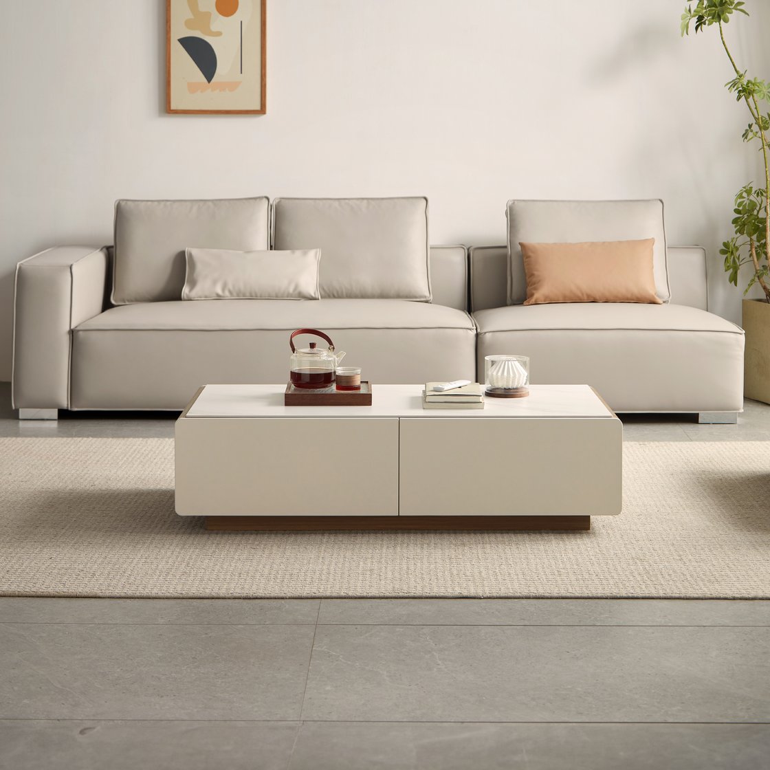 طاولة قهوه أنيقة