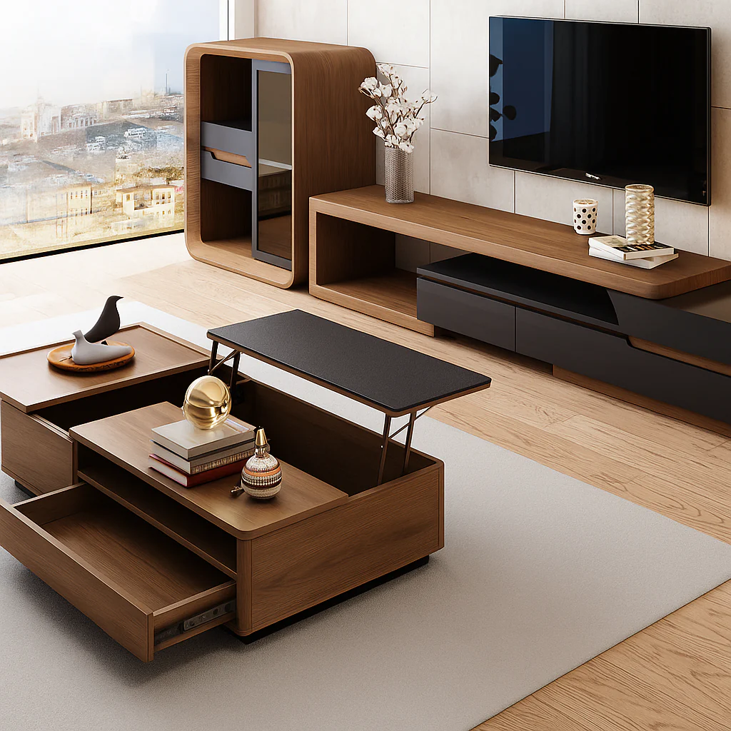 طاولة بتصميم انيق