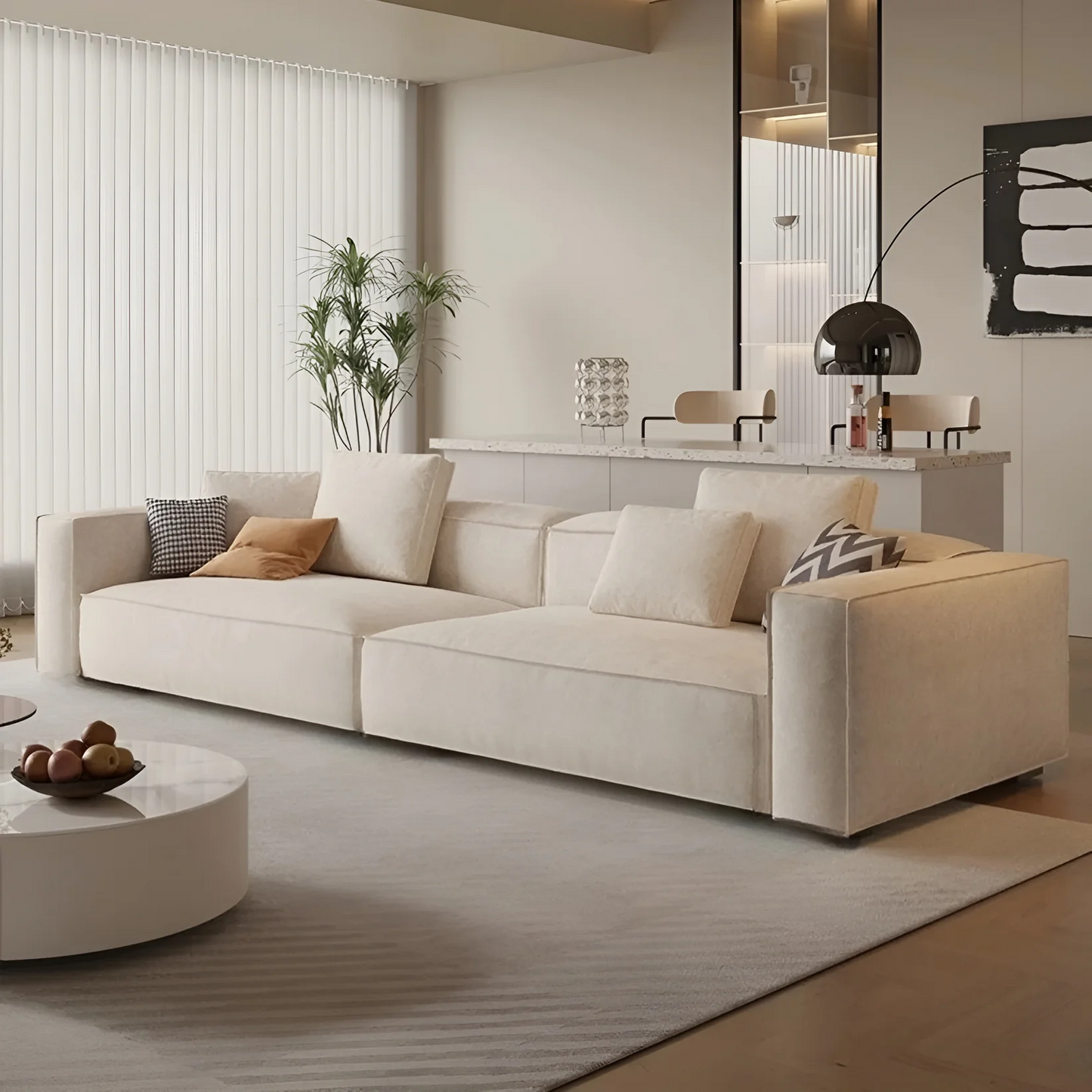 كنبة مودرن بتصميم مرن