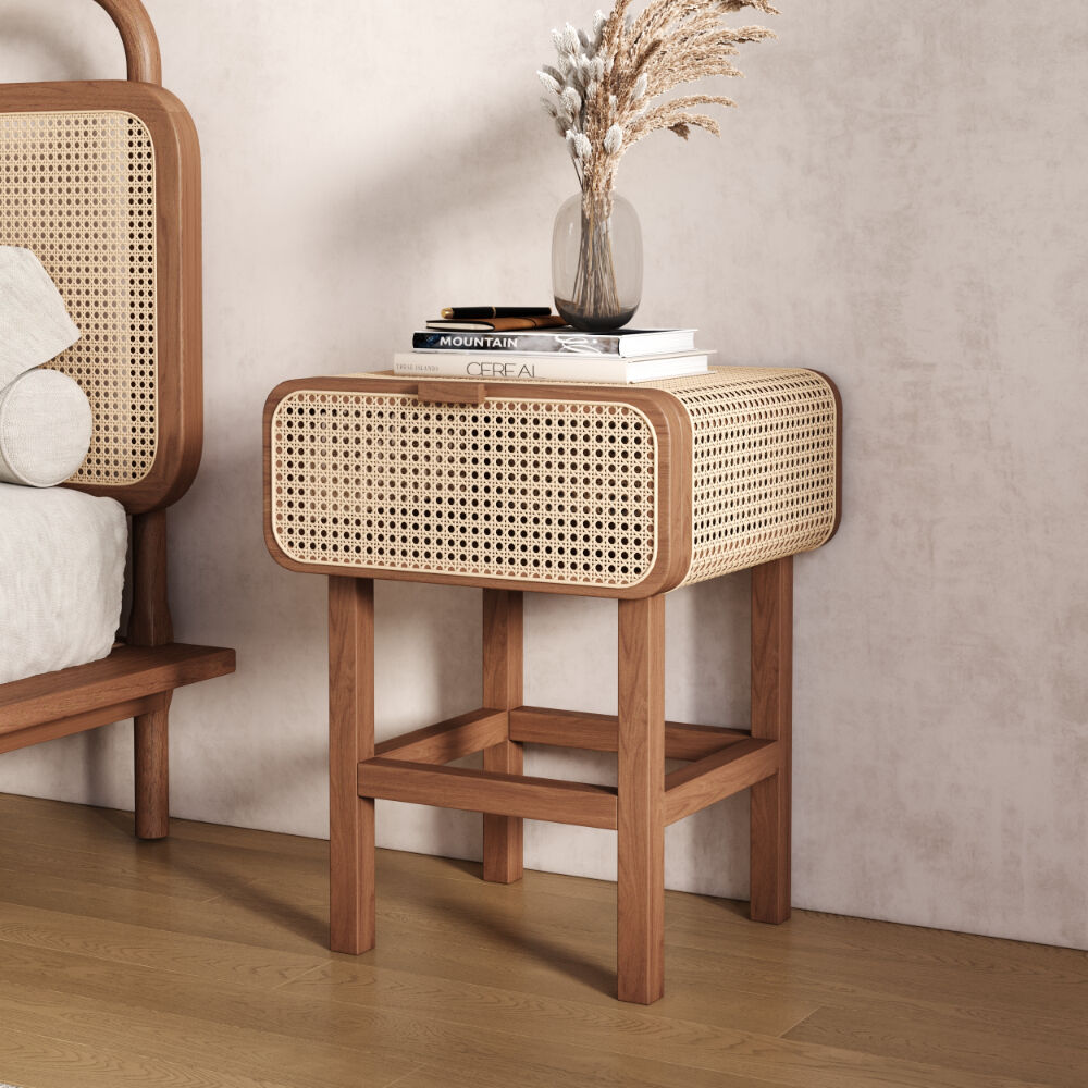 طاوله سرير جانبيه بنمط ريفي