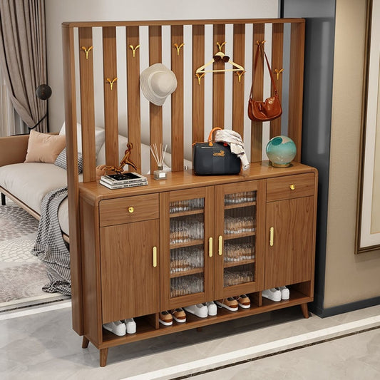 خزانه احذيه مع علاقه للملابس