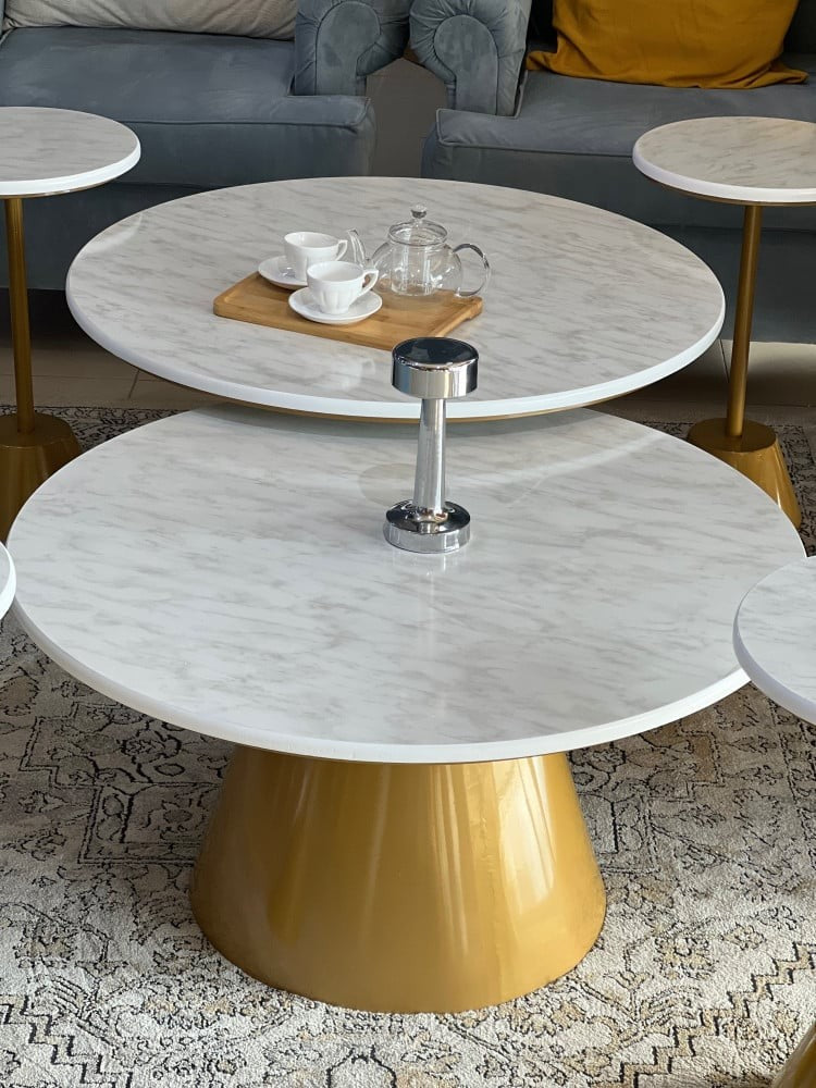 طقم طاولات دائريه