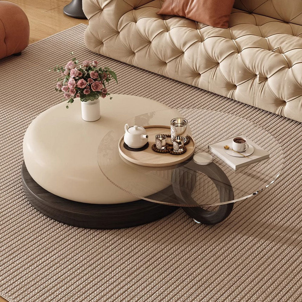 طاولة كوفي لونا بتصميم عصري مبتكر