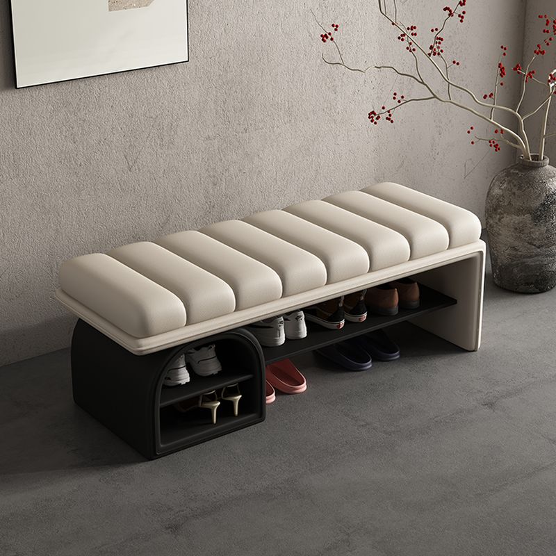 مقعد الأحذية العصري راحة فورية وتنظيم ذكي