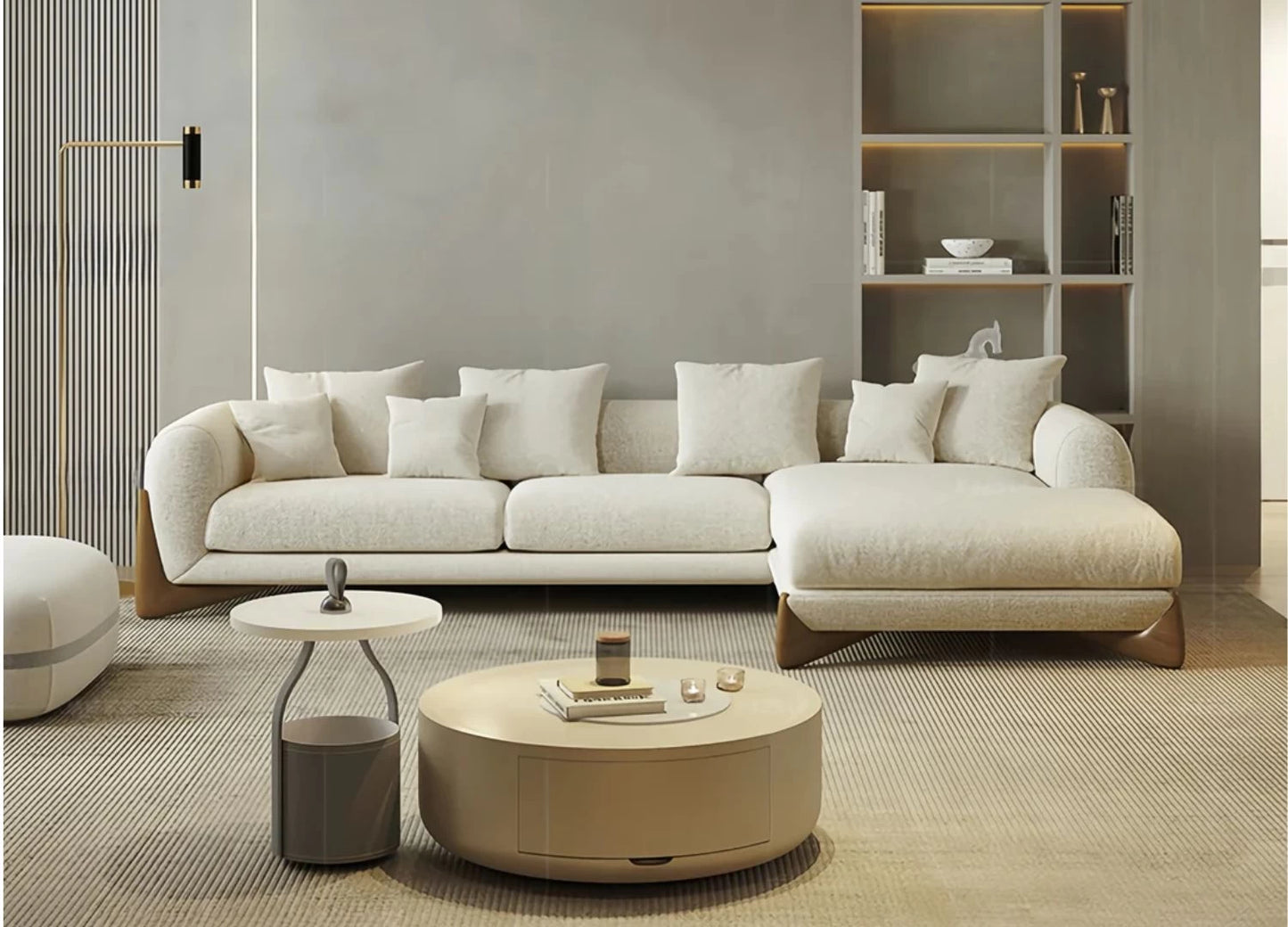 جلسة فاخرة بتصميم عصري وراحة استثنائية