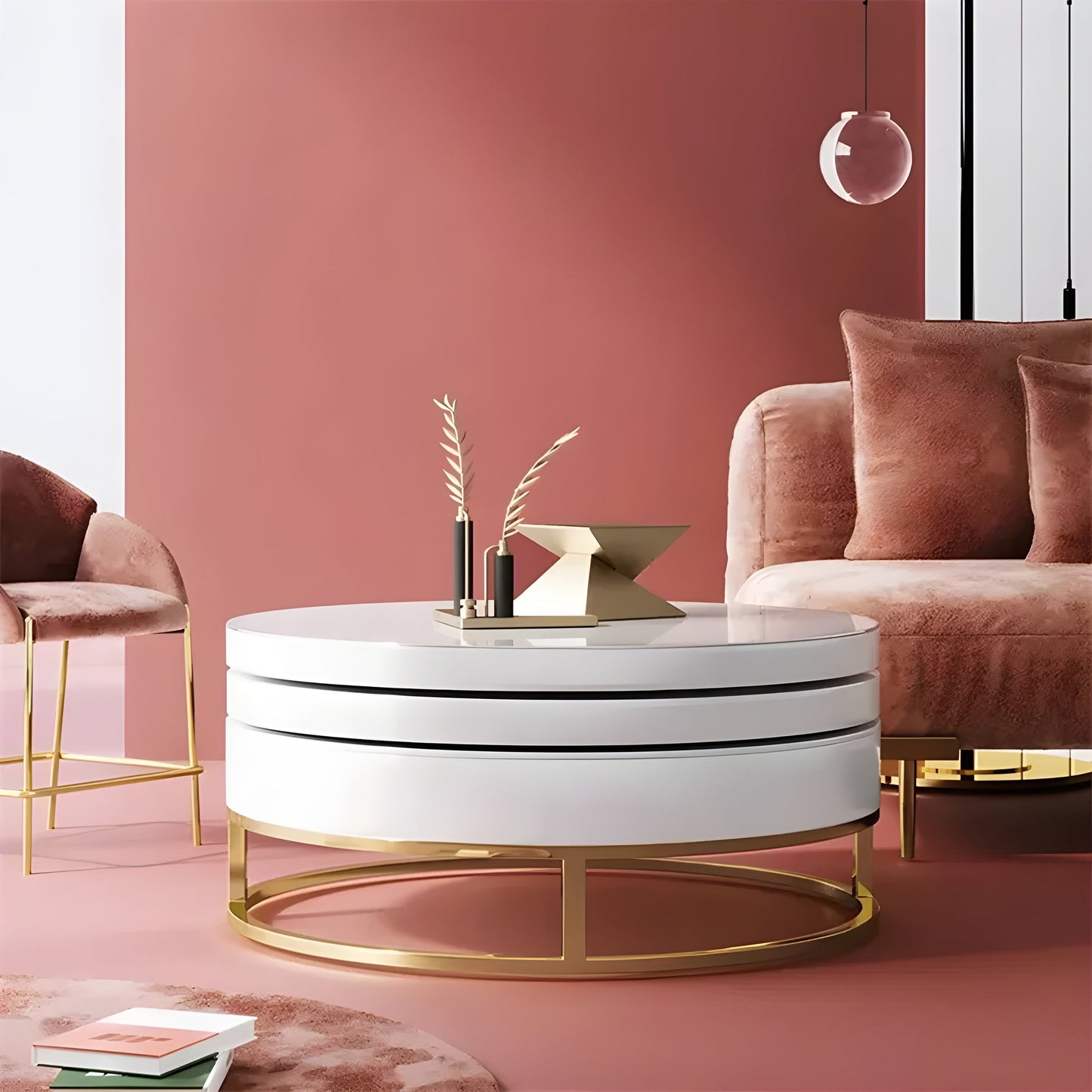 طاولة قهوه بتصميم مختلف