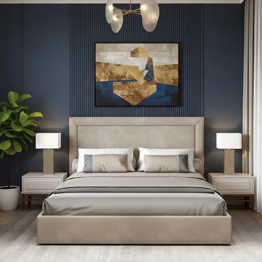 سرير أنيق بلمسة فاخرة