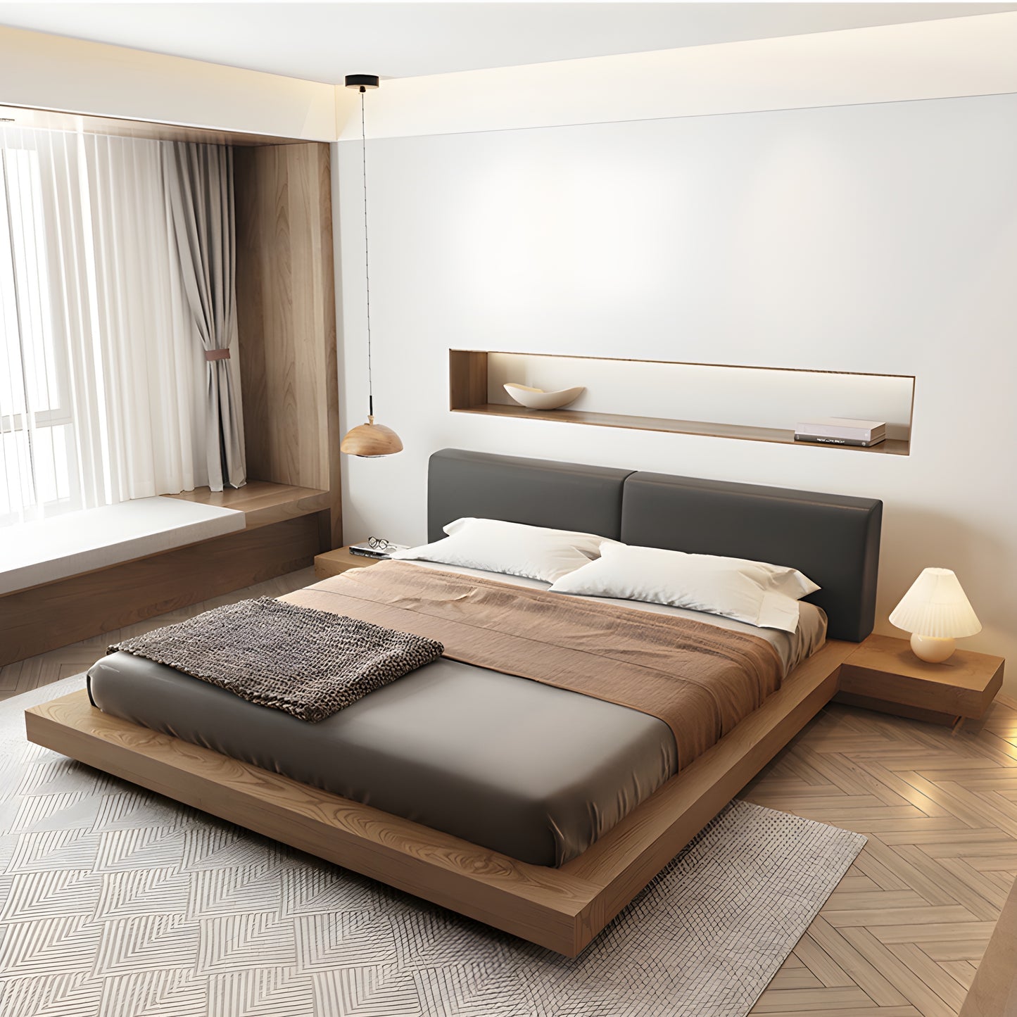 سرير بتصميم عصري