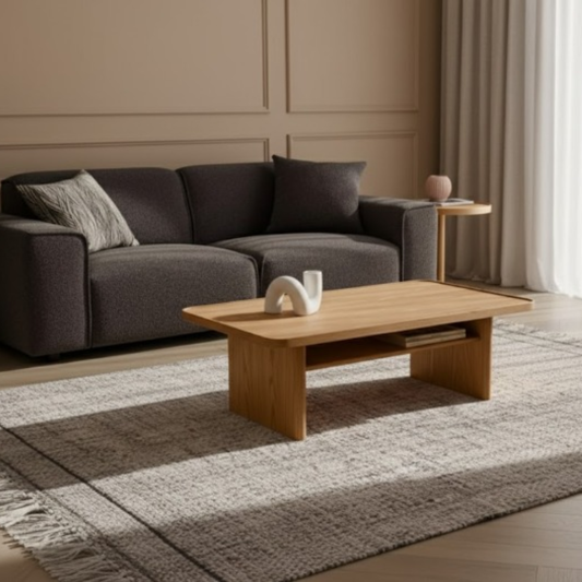 طاولة وسط خشبيه