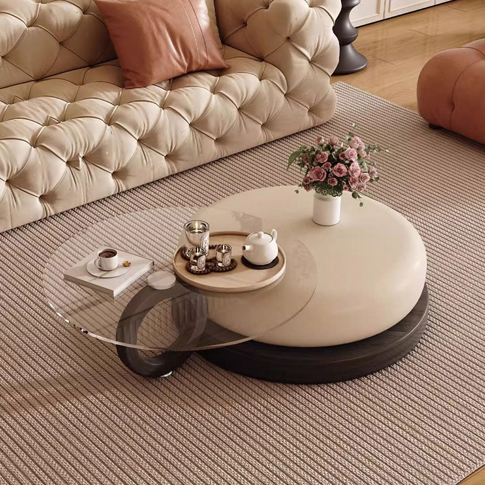 طاولة كوفي لونا بتصميم عصري مبتكر