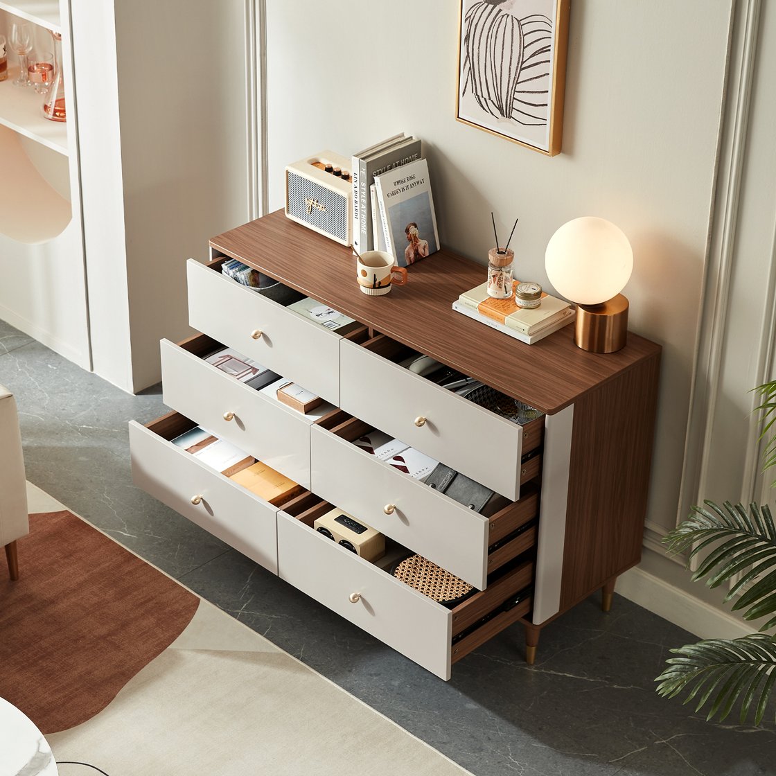 دولاب أدراج بتصميم مودرن راقي