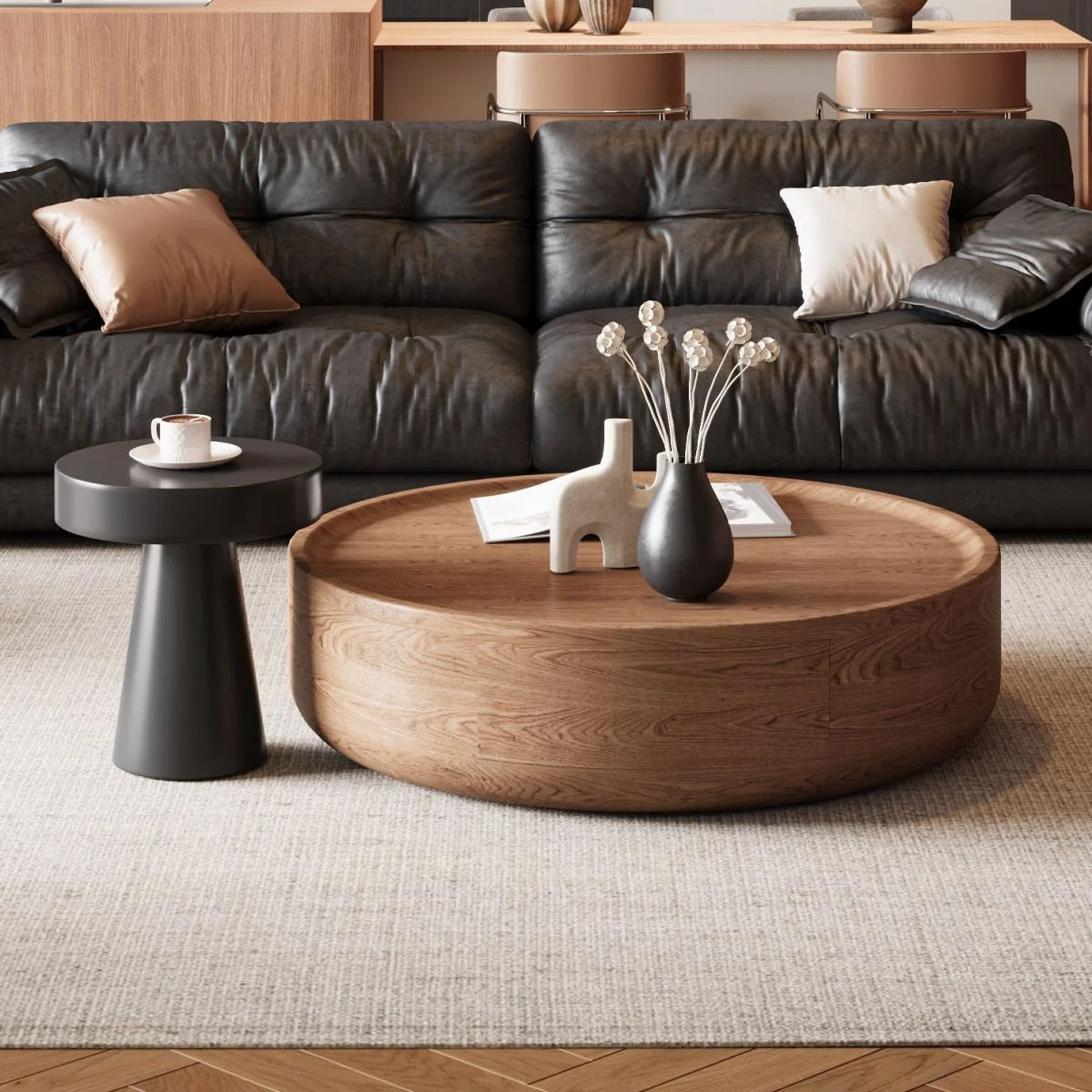 طاولة قهوه بتصميم حديث