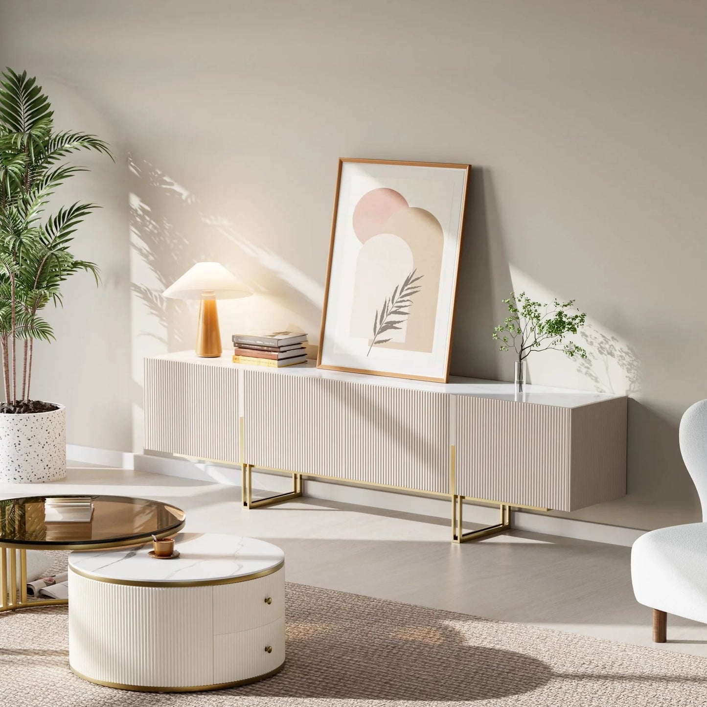 طاولة تلفاز مودرن